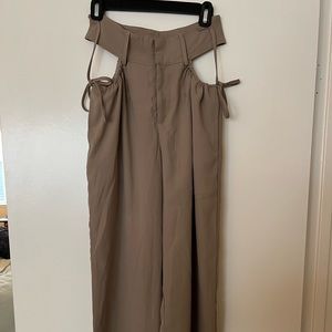Superdown cut out trousers